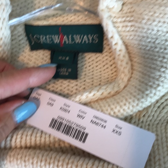 J crew new with tags pullover sweater XXS - Picture 3 of 3